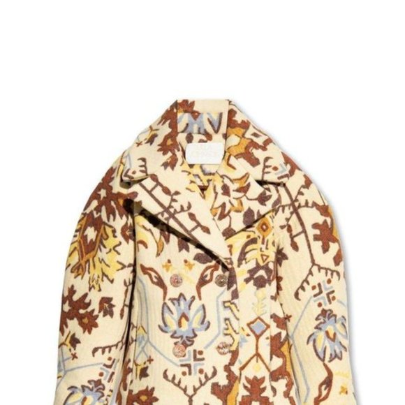 Ulla Johnson Women's  'dorothea' Jacket With Floral Motif - Picture 4 of 5